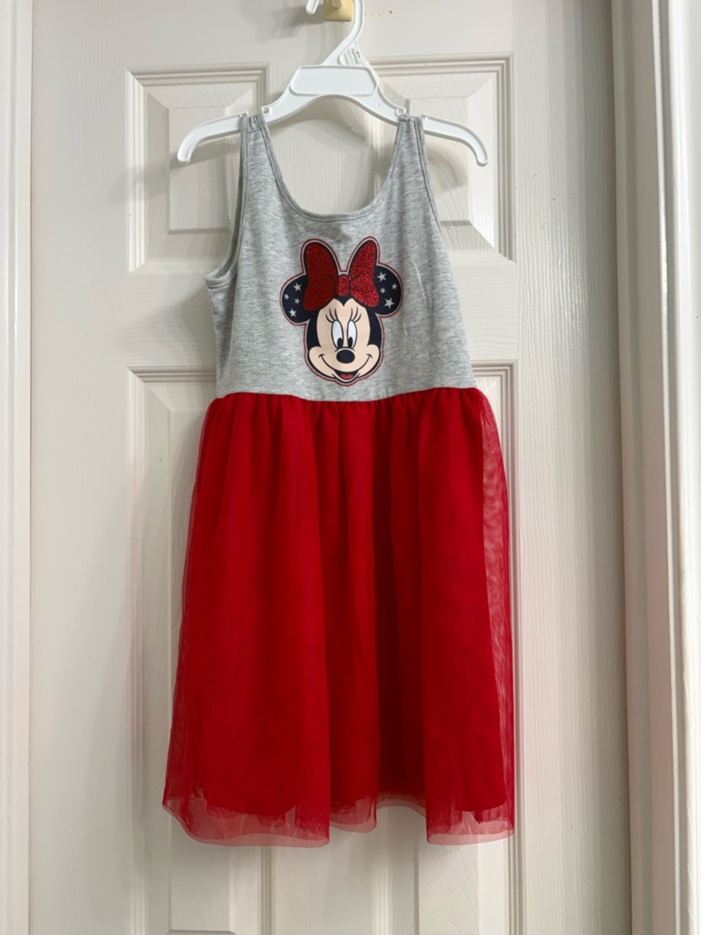 Disney Minnie Mouse Dress with Red Tulle Skirt